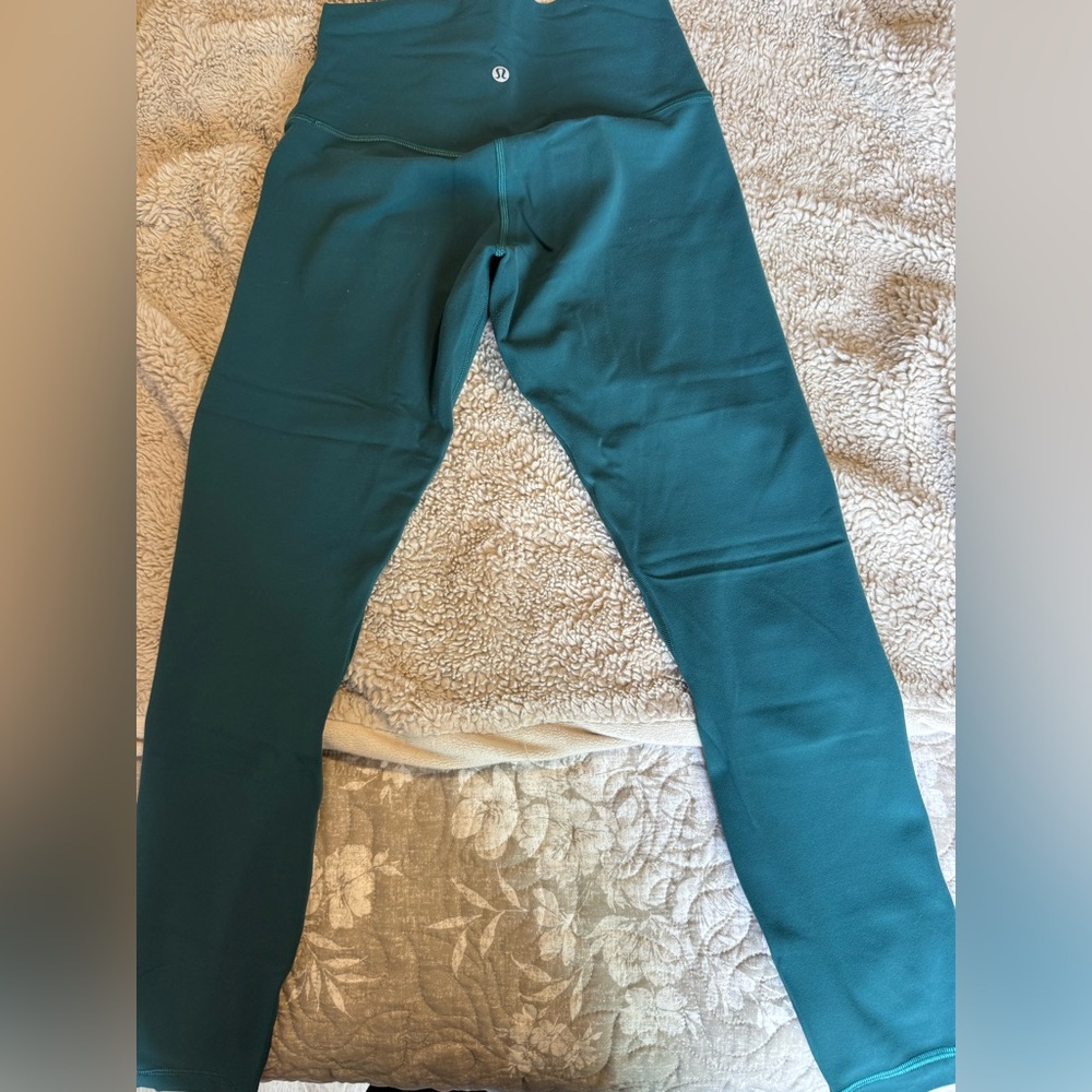 Lululemon Teal -Align High Rise 25”